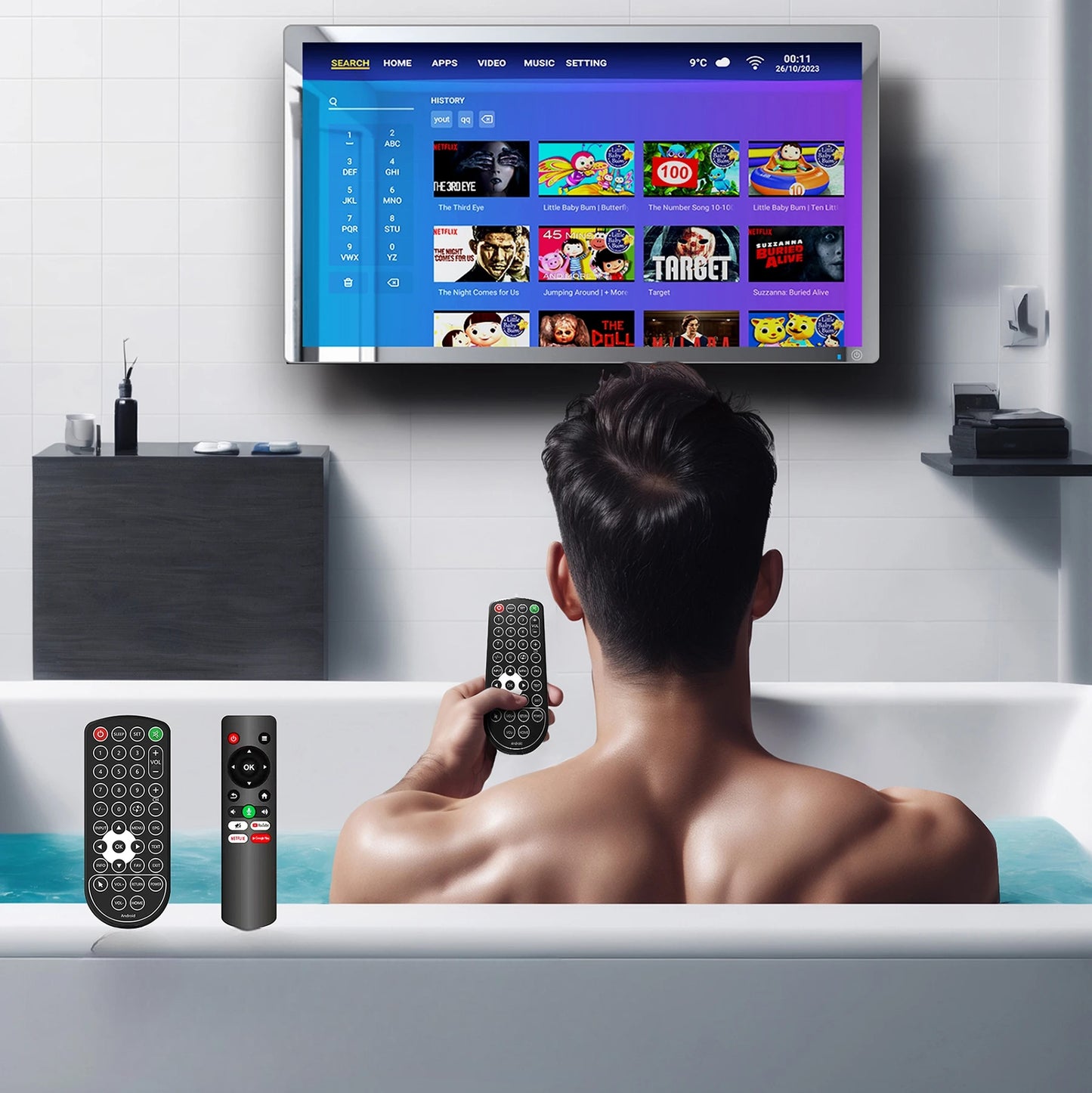 Espejo Smart TV Android 4K