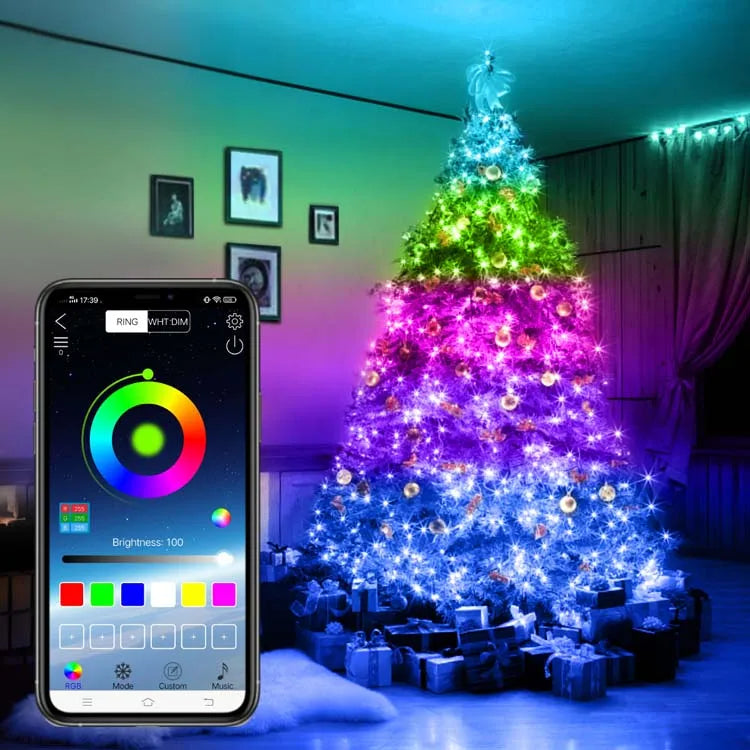 Luces navideñas inteligentes