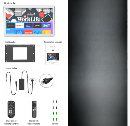 Espejo Smart TV Android 4K